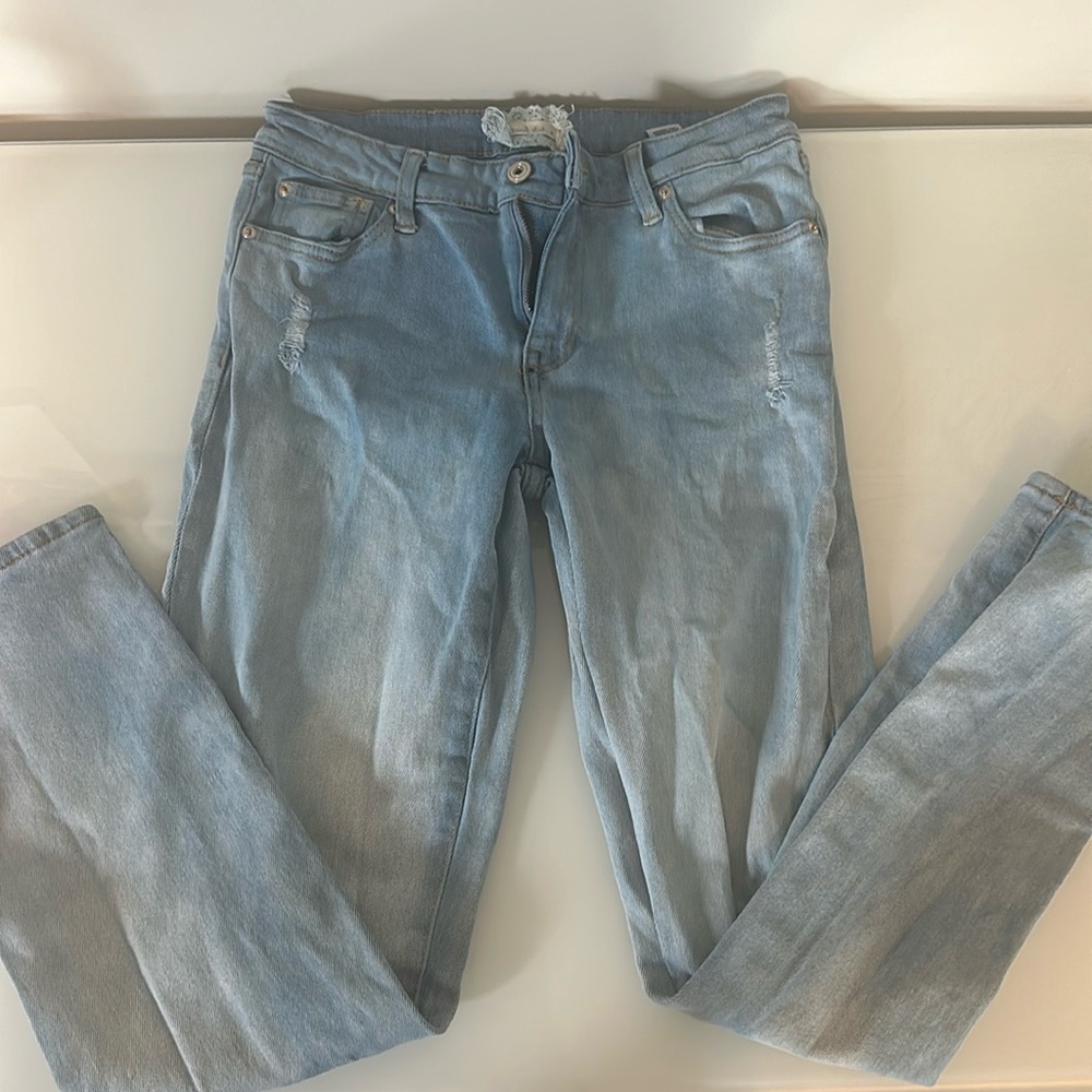 Altar’d states blue ripped skinny jeans